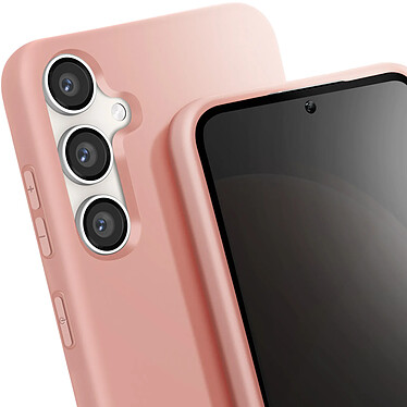 Avis Avizar Coque Cordon Semi-Rigide pour Samsung Galaxy S23 FE Rose Poudré