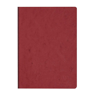 CLAIREFONTAINE Cahier brochure Age Bag A4 192 pages uni - Rouge