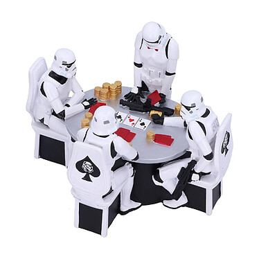 Star Wars - Diorama Stormtrooper Poker Face 18 cm pas cher