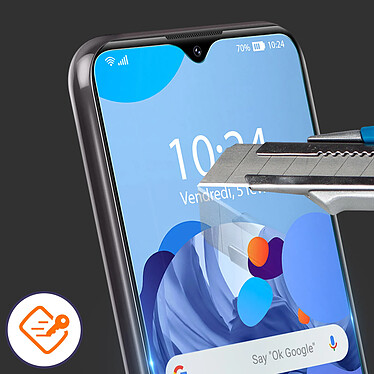 iMak Film pour Oukitel C19 Verre Trempé 9H Bords Biseautés  Transparent pas cher