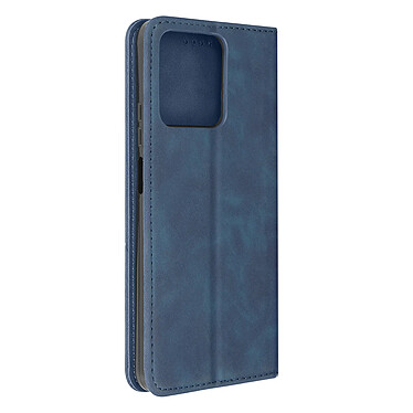 Avizar Étui pour Realme C53 Portefeuille Motif Cubique abstrait  Bleu nuit