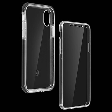 Force Case Coque pour iPhone XS Max Urban semi-rigide intégrale Transparent pas cher