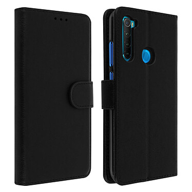 Avizar Étui Xiaomi Redmi Note 8 et Note 8 2021 Porte-cartes Fonction Support noir