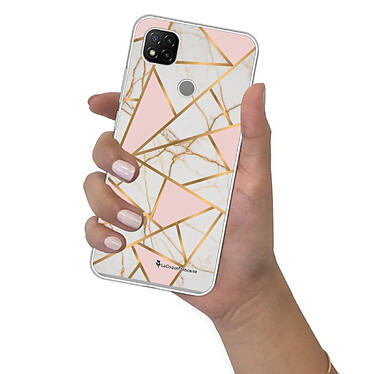 LaCoqueFrançaise Coque Xiaomi Redmi 9C 360 intégrale transparente Motif Marbre Rose Tendance pas cher