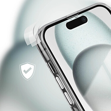 Avis Avizar Coque Intégrale pour iPhone 15 Plus Arrière Rigide et Avant Souple Transparent