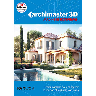 ArchiMaster 3D Jardins & Extérieurs - Licence perpétuelle - 1 PC - A télécharger