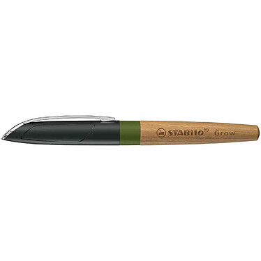 STABILO Stylo-plume Grow - vert mousse/bois de chêne