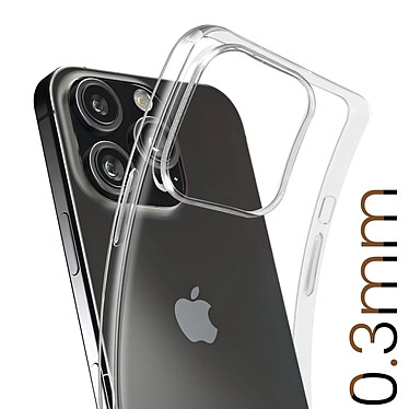 Avis Avizar Coque Fine pour iPhone 16 Pro Max Épaisseur 0.3mm Anti-humidité Transparent