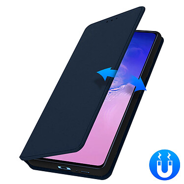 Avizar Housse Samsung Galaxy S10 Lite Étui Folio Portefeuille Fonction Support Bleu pas cher