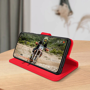 Acheter Avizar Étui pour Xiaomi Poco X3 Clapet Portefeuille Support Vidéo  Rouge