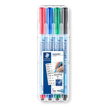 STAEDTLER Marqueur non permament Lumocolor correctable 305F, par 4