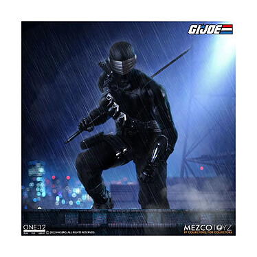 G.I. Joe - Figurine 1/12 Snake Eyes Deluxe Edition 17 cm pas cher