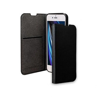 BigBen Connected Étui pour Apple iPhone SE 2022 / SE / 8 Folio Wallet avec Porte-carte Noir