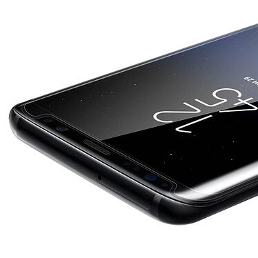 Avis Avizar Film verre trempé bords incurvés Samsung Galaxy S8 Plus - Contour Transparent