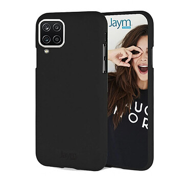 Jaym Coque pour Samsung Galaxy A42 5G Premium Soft Feeling Noir