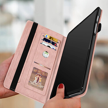 Avis Avizar Étui pour Realme Pad Mini Motif Papillon Fleurs Rangement cartes Support vidéo  rose