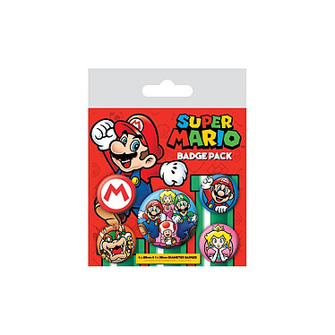 Nintendo  - Pack 5 badges Super Mario