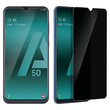 iMak Film pour Galaxy A50 Protège écran Anti-espion Verre trempé