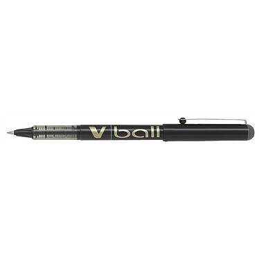 PILOT Stylo roller V Ball VB7 encre liquide Pointe métal Moyenne Noir x 12