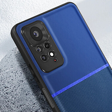 Avis Avizar Coque pour Xiaomi Redmi Note 11 Pro 5G rigide avec contour souple antichoc  Bleu