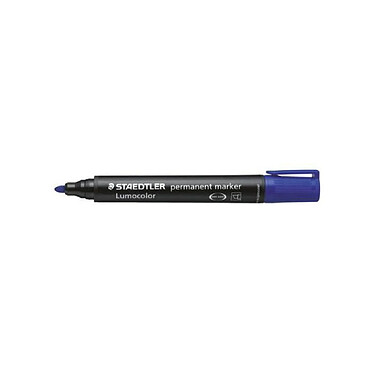 STAEDTLER Marqueur Permanent Lumocolor 352 Bleu Pte Ogive x 10