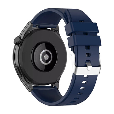 Avizar Bracelet pour Huawei Watch GT Runner Renforcé Boucle Argentée Bleu Nuit