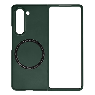 Avizar Coque MagSafe pour Samsung Galaxy Z Fold 5 Rigide Design Fin  Vert Foncé