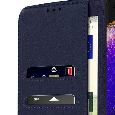 Acheter Avizar Étui pour Oppo Find X5 Clapet Portefeuille Support Vidéo  Bleu Nuit