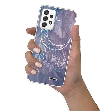 Evetane Coque Samsung Galaxy A72 360 intégrale transparente Motif Lune Attrape Rêve Tendance pas cher