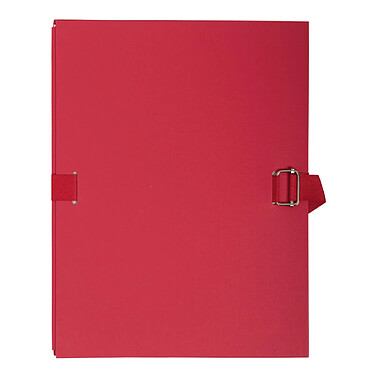 EXACOMPTA Chemise dos extensible papier - 24x32cm - Rouge x 10