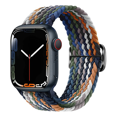 Avizar Bracelet pour Apple Watch 41mm et 40mm et 38 mm Nylon Tressé Ajustable par Boucle Métallique  camouflage