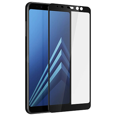 Avizar Film Galaxy A8 Protection écran verre trempé intégral anti-explosion noir