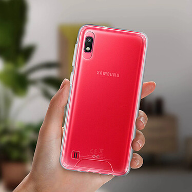 Avis Avizar Coque Samsung Galaxy A10/M10 Protection Cristal Bi-matière Antichocs Transparent