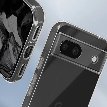 Avis Avizar Coque pour Google Pixel 8A Silicone Dos Rigide Fine Légère Transparent