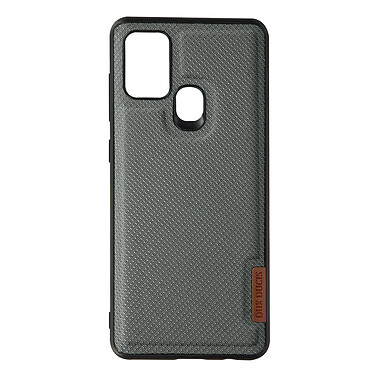 Dux Ducis Coque pour Samsung Galaxy A21s Rigide Dos Tissu Série Fino  Gris