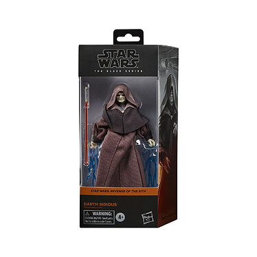 Star Wars Episode III Black Series - Figurine Darth Sidious 15 cm pas cher