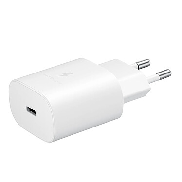 Samsung Chargeur Secteur USB-C Power Delivery 15W Charge Rapide Original  Blanc