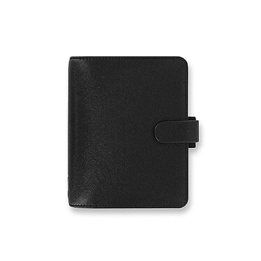 FILOFAX Agenda organiseur 'Saffiano' format Pocket Noir