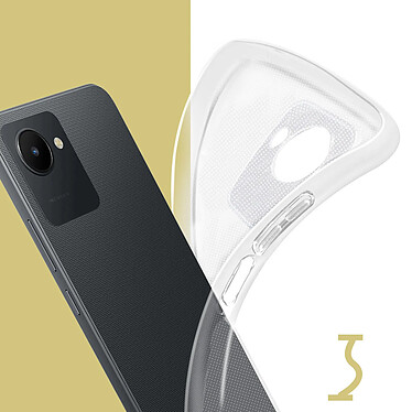 Avizar Coque pour Realme C30 Flexible Fine et Légère  Transparent pas cher