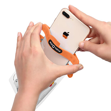 Avis Fidlock Étui Étanche XL pour Smartphone Fermeture Magnétique Fonction tactile Orange