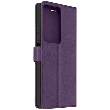 Avizar Étui pour Oppo A79 Dragonne Clapet Support Portefeuille Violet