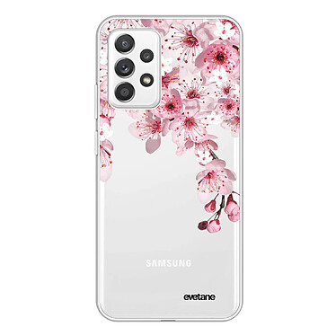 Evetane Coque Samsung Galaxy A72 360 intégrale transparente Motif Cerisier Tendance