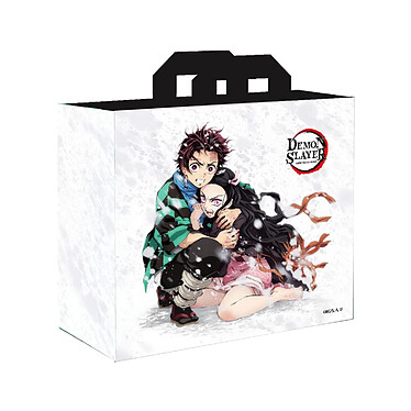 Demon Slayer: Kimetsu no Yaiba - Sac shopping Tanjiro & Nezuko White