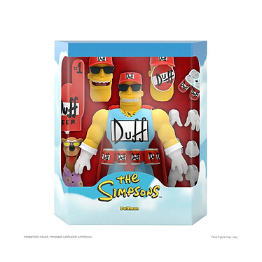 Acheter Les Simpson - Figurine Ultimates Duffman 18 cm