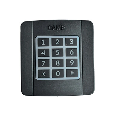 Came - Clavier à code radio extérieur SELT1W8G - 868.35 MHz - CAME