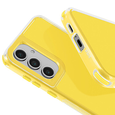 Acheter Avizar Coque pour Samsung Galaxy S24 FE Coins Antichoc Bumper Jaune