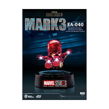 Acheter - Iron Man 3 - Diorama lumineux Egg Attack Iron Man Mark III The First Ten Years Edition 16 cm