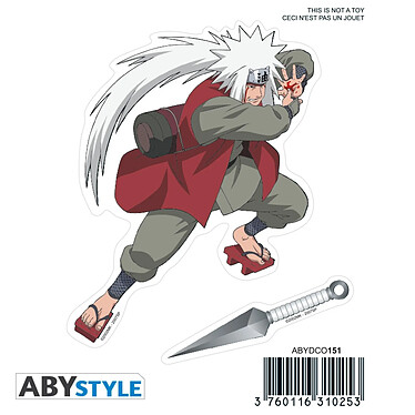 Avis NARUTO SHIPPUDEN - Planche de mini-stickers (16x11) - Naruto / Jiraiya