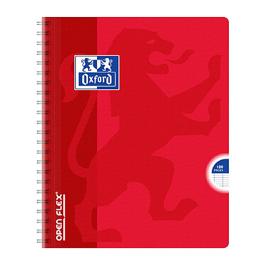 Avis OXFORD Cahier OPENFLEX spirale 17 x 22 cm 180p grands carreaux 90g Coloris Aléatoire