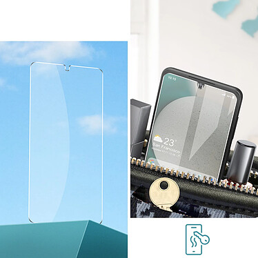 Avis Avizar Film pour Samsung Galaxy A34 5G Plastique Flexible Adhésion Totale  Transparent